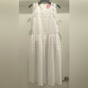 Kate Spade White Eyelet Dress, 12